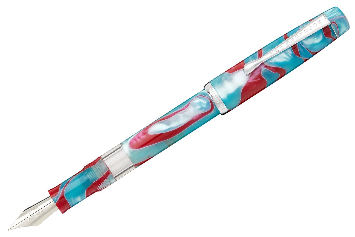 Noodler's Konrad Acrylic Flex Fountain Pen - Coral Sea 1 Noodler's Konrad Acrylic Flex Fountain Pen - Coral Sea