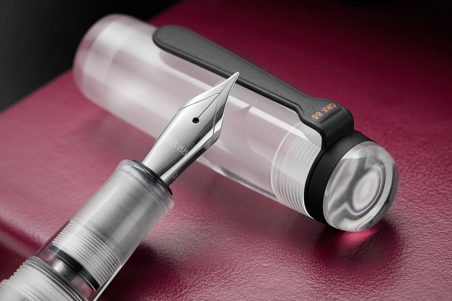 Opus 88 OMAR Fountain Pen - Clear 8 Opus 88 OMAR Fountain Pen - Clear - Image 8