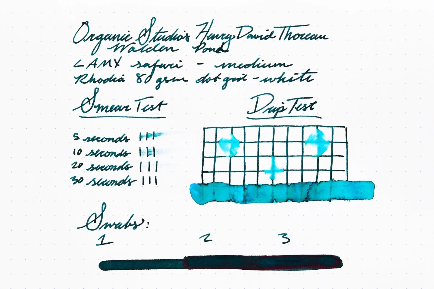 Organics Studio Henry David Thoreau Walden Pond - 55ml Bottled Ink 7 Organics Studio Henry David Thoreau Walden Pond - 55ml Bottled Ink - Image 7