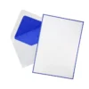 Original Crown Mill Bicolor A5 Correspondence Set - White/Royal Blue
