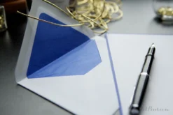 Original Crown Mill Bicolor A5 Correspondence Set - White/Royal Blue -Office Supplies Shop OriginalCrownMill CorrespondenceSet WhiteBlue 4