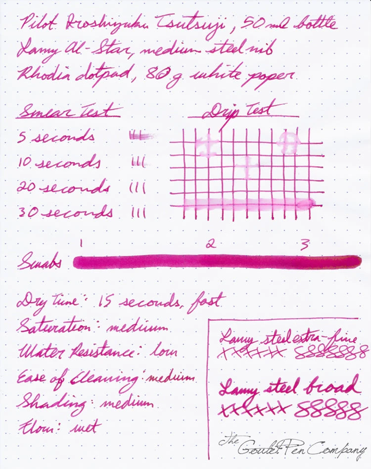 Pilot Iroshizuku Tsutsuji - 50ml Bottled Ink 7 Pilot Iroshizuku Tsutsuji - 50ml Bottled Ink - Image 7