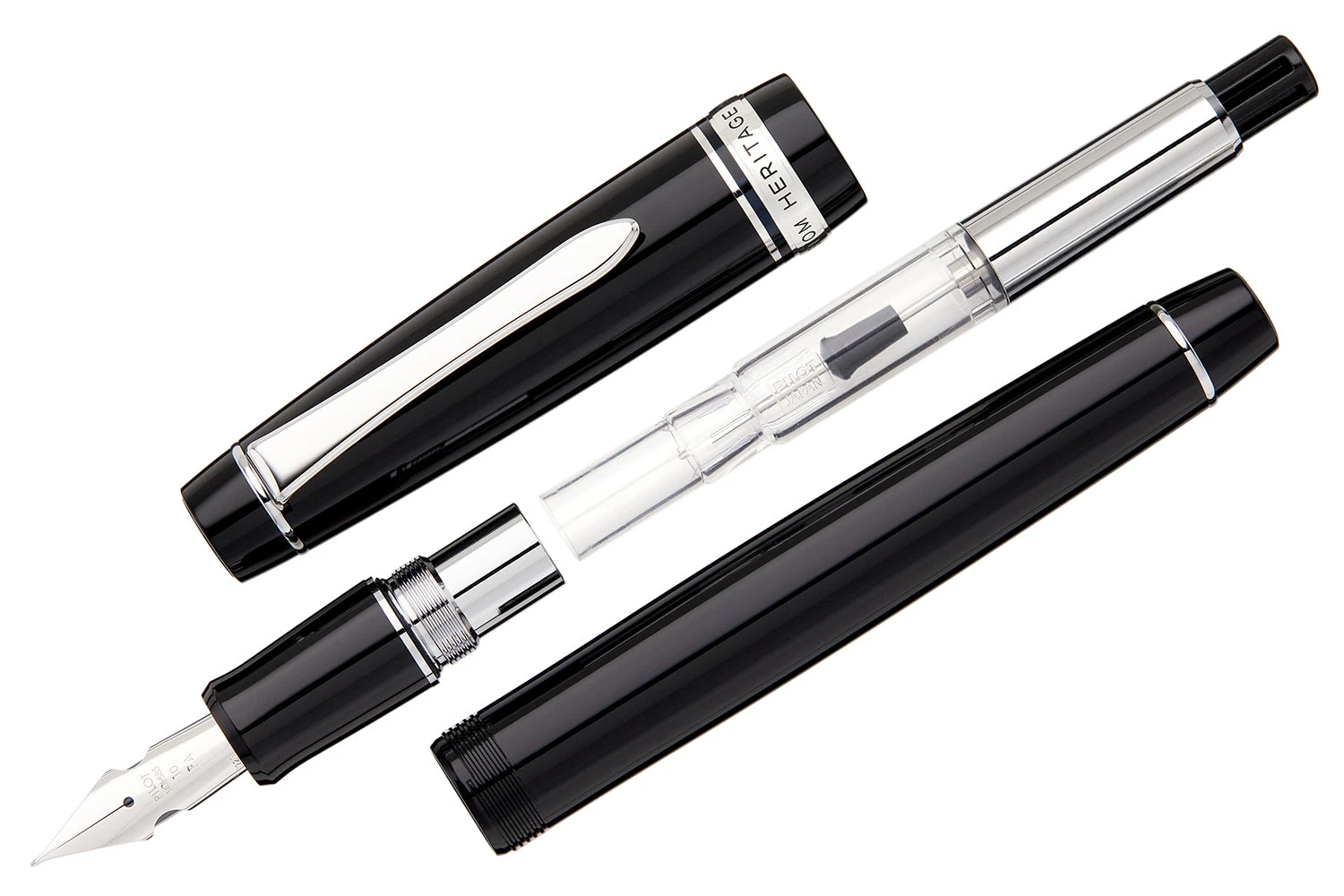 Pilot Custom Heritage 912 Fountain Pen - Black 3 Pilot Custom Heritage 912 Fountain Pen - Black - Image 3