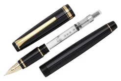 Pilot Falcon Fountain Pen - Black/Gold -Office Supplies Shop Pilot Falcon GoldRhodium OW 3