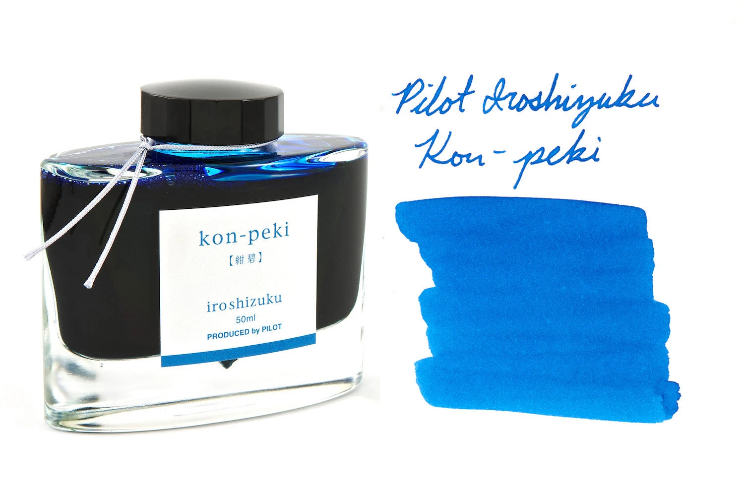 Pilot Iroshizuku Kon-peki - 50ml Bottled Ink 1 Pilot Iroshizuku Kon-peki - 50ml Bottled Ink