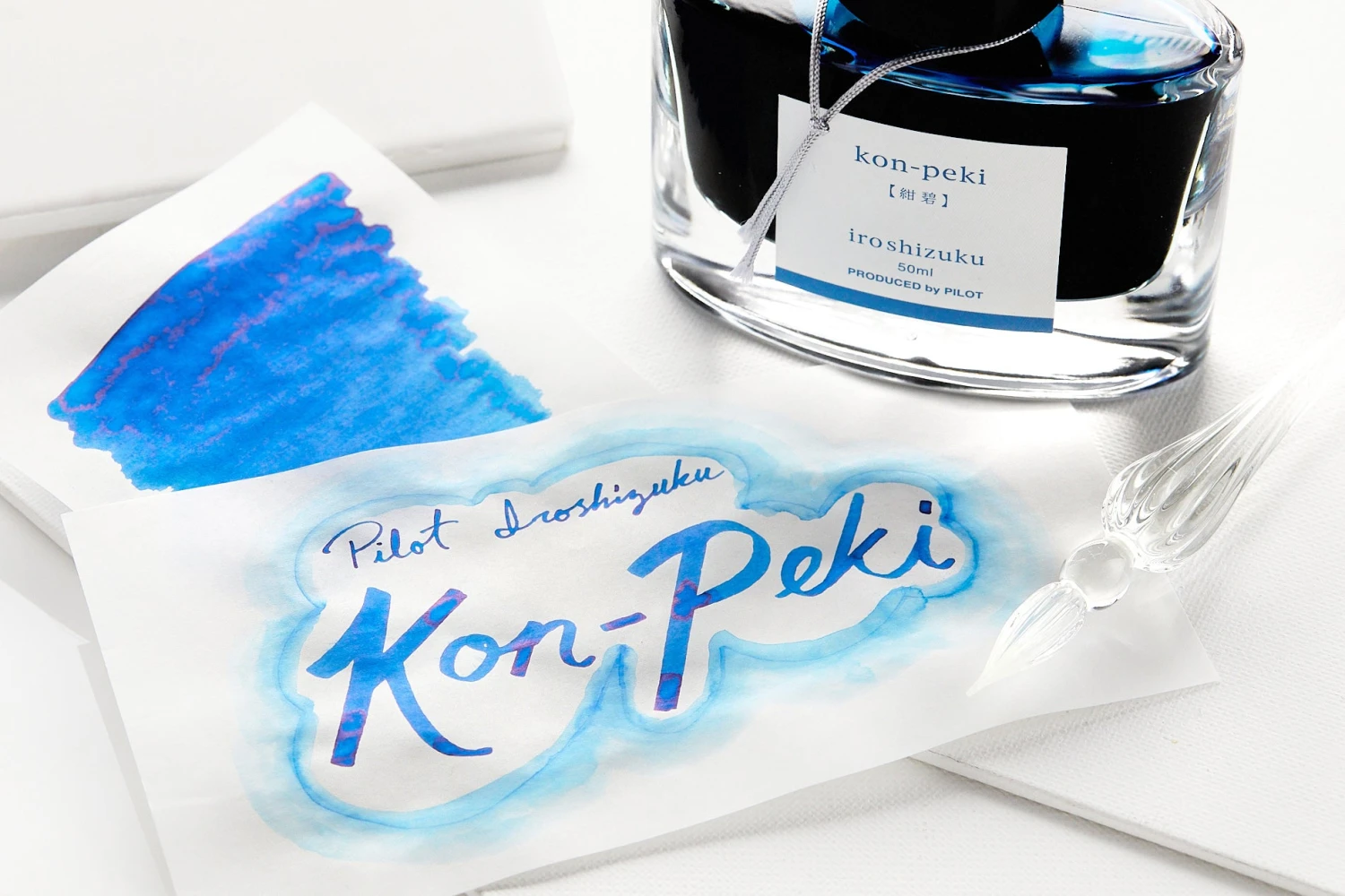 Pilot Iroshizuku Kon-peki - 50ml Bottled Ink 2 Pilot Iroshizuku Kon-peki - 50ml Bottled Ink - Image 2
