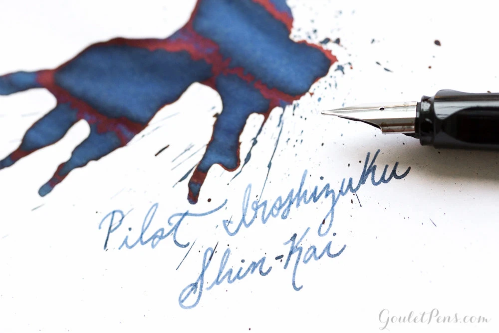 Pilot Iroshizuku Shin-kai - 50ml Bottled Ink 3 Pilot Iroshizuku Shin-kai - 50ml Bottled Ink - Image 3