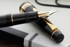 Pilot Justus 95 Fountain Pen - Black/Gold -Office Supplies Shop Pilot Justus95 Black 4