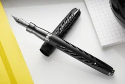 Pineider Homage To Arman Fountain Pen - Black Aluminum (Limited Edition) -Office Supplies Shop Pineider Arman AluminumBlack LE 6