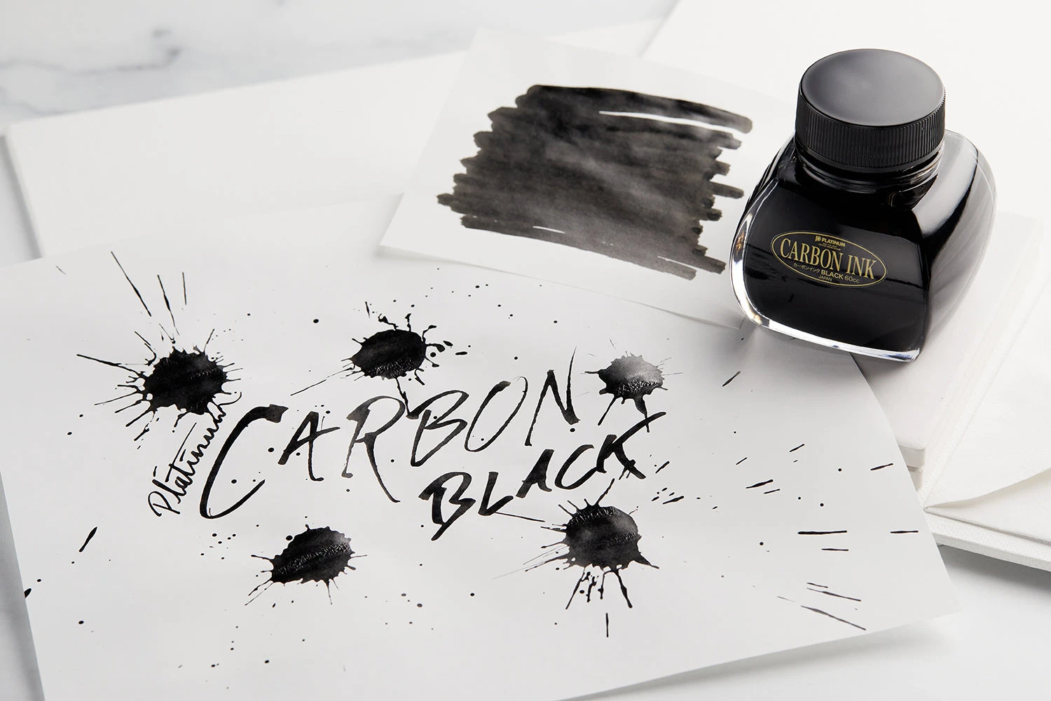 Platinum Carbon Black - 60ml Bottled Ink 2 Platinum Carbon Black - 60ml Bottled Ink - Image 2