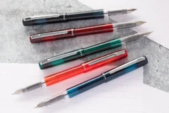 Platinum Prefounte Fountain Pen - Vermilion Orange -Office Supplies Shop Platinum Prefounte 5Colors GroupShotCrop 3