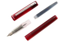 Platinum Prefounte Fountain Pen - Crimson Red -Office Supplies Shop Platinum Prefounte CrimsonRed OnWhite 7