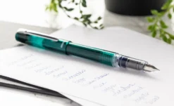 Platinum Prefounte Fountain Pen - Dark Emerald -Office Supplies Shop Platinum Prefounte DarkEmerald 2c