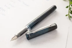 Platinum Prefounte Fountain Pen - Graphite Blue -Office Supplies Shop Platinum Prefounte GraphiteBlue 2c