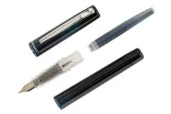 Platinum Prefounte Fountain Pen - Graphite Blue -Office Supplies Shop Platinum Prefounte GraphiteBlue Onwhite 3