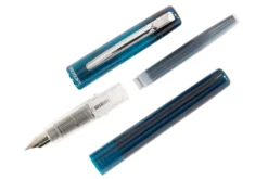 Platinum Prefounte Fountain Pen - Night Sea -Office Supplies Shop Platinum Prefounte NightSea OnWhite 7