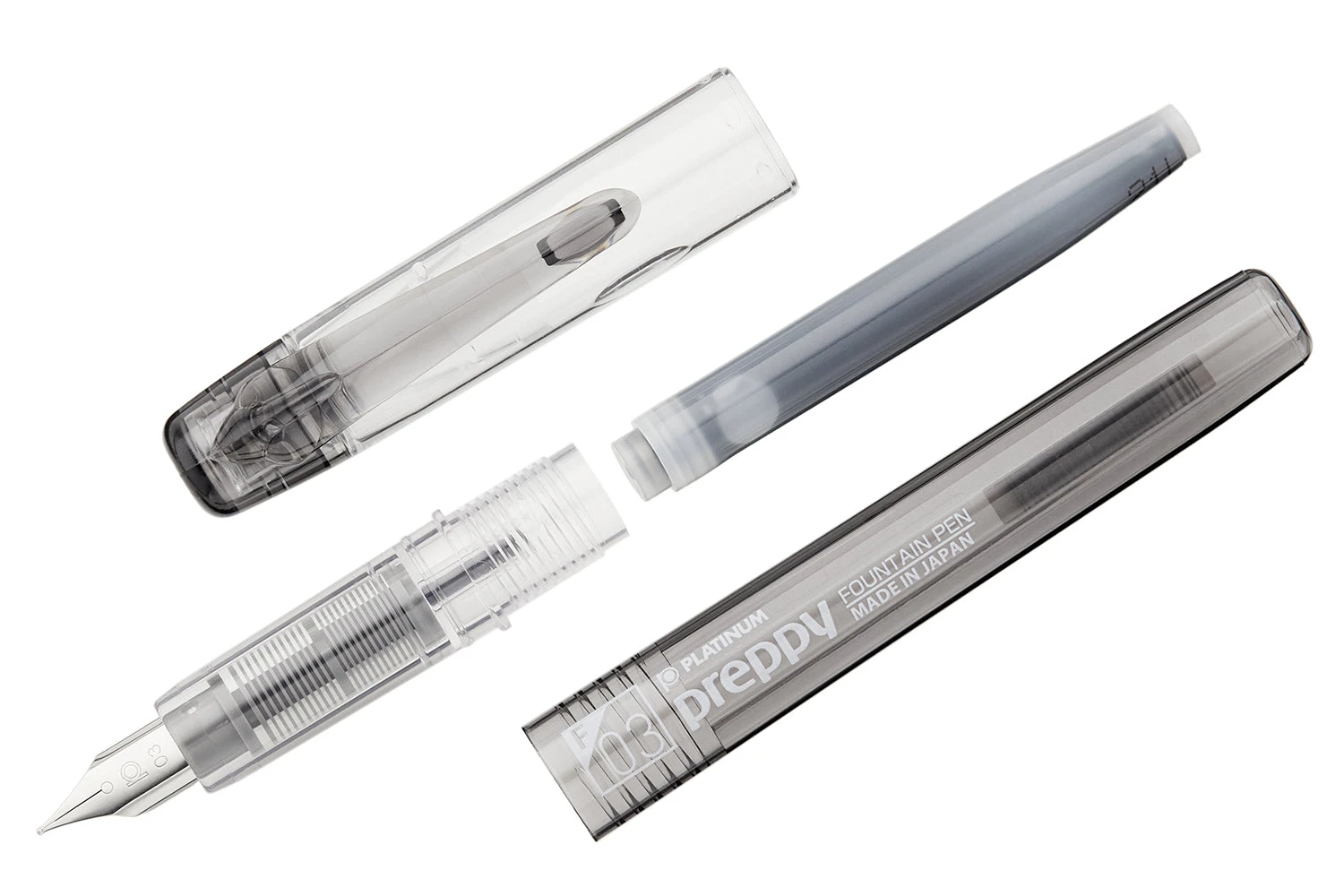 Platinum Preppy Fountain Pen - Black 3 Platinum Preppy Fountain Pen - Black - Image 3