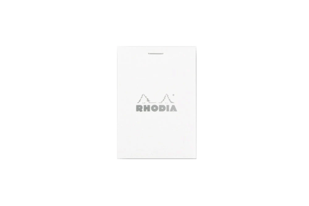 Rhodia No. 11 A7 Notepad - Ice White, Lined 1 Rhodia No. 11 A7 Notepad - Ice White, Lined