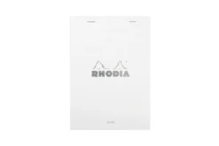 Rhodia No. 16 A5 Notepad - Ice White, Lined
