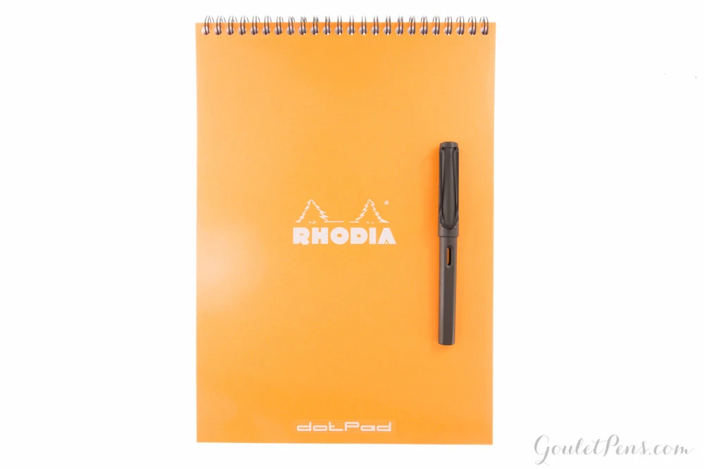 Rhodia No. 18 Top Wirebound A4 Notepad - Orange, Dot Grid 2 Rhodia No. 18 Top Wirebound A4 Notepad - Orange, Dot Grid - Image 2