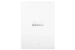 Rhodia No. 18 A4 Notepad - Ice White, Lined