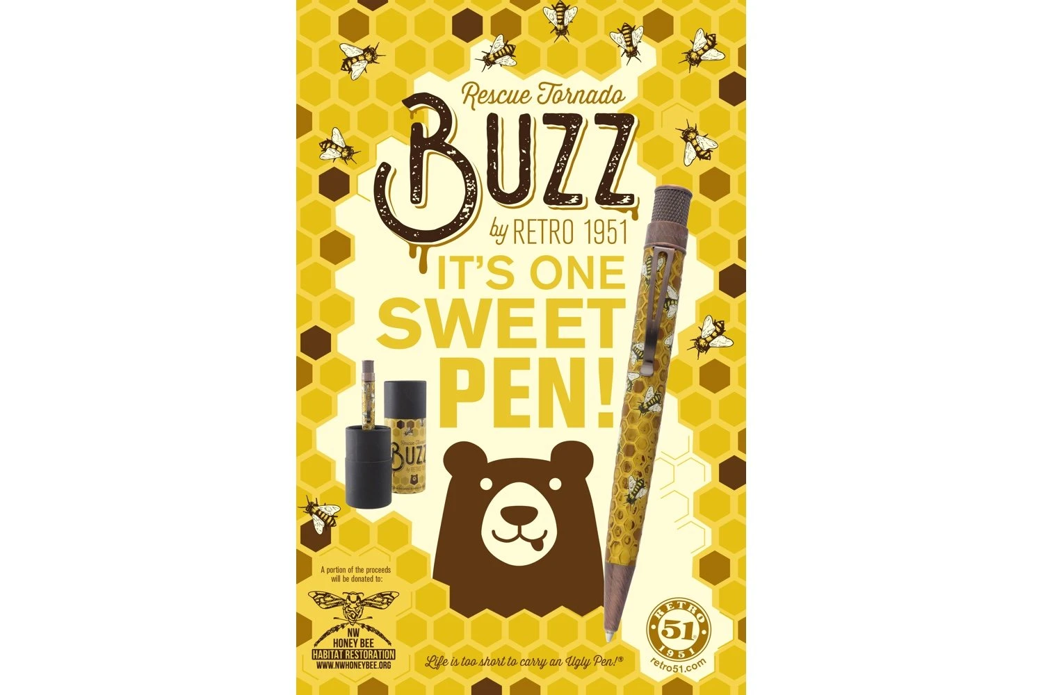 Retro 51 Tornado Rollerball Pen - Buzz 5 Retro 51 Tornado Rollerball Pen - Buzz - Image 5