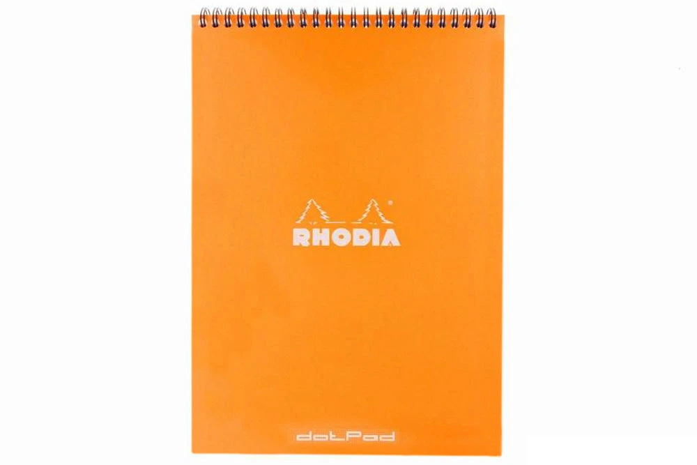 Rhodia No. 18 Top Wirebound A4 Notepad - Orange, Dot Grid 1 Rhodia No. 18 Top Wirebound A4 Notepad - Orange, Dot Grid