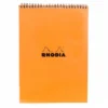 Rhodia No. 18 Top Wirebound A4 Notepad - Orange, Graph