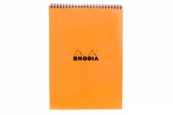 Rhodia No. 18 Top Wirebound A4 Notepad - Orange, Graph