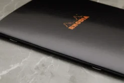 Rhodia Classic Side Staplebound A5 Notebook - Black, Dot Grid -Office Supplies Shop Rhodia A5 SideStapled DotGrid Black 4