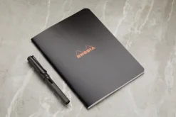 Rhodia Classic Side Staplebound A5 Notebook - Black, Lined 7 Rhodia Classic Side Staplebound A5 Notebook - Black, Lined -Office Supplies Shop Rhodia A5 SideStapled Lined Black 1
