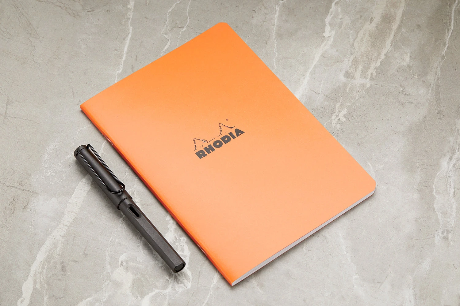 Rhodia Classic Side Staplebound A5 Notebook - Orange, Lined 4 Rhodia Classic Side Staplebound A5 Notebook - Orange, Lined - Image 4