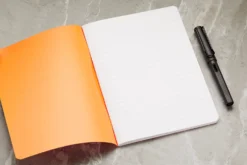 Rhodia Classic Side Staplebound A5 Notebook - Orange, Lined 12 Rhodia Classic Side Staplebound A5 Notebook - Orange, Lined -Office Supplies Shop Rhodia A5 SideStapled Lined Orange 2