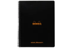 Rhodia Classic Wirebound Notebook - Black, Dot Grid (8.86 X 11.69)