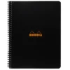 Rhodia Classic Wirebound Notebook - Black, Graph (8.86 X 11.69)