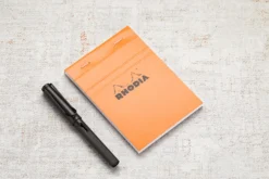 Rhodia No. 13 A6 Notepad - Orange, Graph -Office Supplies Shop Rhodia ClassicNotepad TopBound A4 No13 Stapled Graph Orange 1