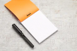 Rhodia No. 13 A6 Notepad - Orange, Graph -Office Supplies Shop Rhodia ClassicNotepad TopBound A4 No13 Stapled Graph Orange 2