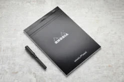 Rhodia No. 18 A4 Notepad - Black, Dot Grid -Office Supplies Shop Rhodia ClassicNotepad TopBound A4 No18 Stapled DotGrid Black 1