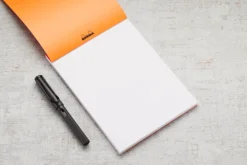 Rhodia No. 16 A5 Notepad - Orange, Blank -Office Supplies Shop Rhodia ClassicNotepad TopBound No16 Stapled Blank Orange 2
