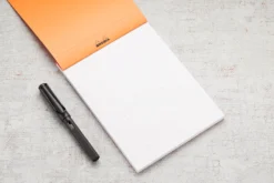 Rhodia No. 16 A5 Notepad - Orange, Lined -Office Supplies Shop Rhodia ClassicNotepad TopBound No16 Stapled Lined Orange 2