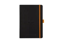Rhodia Goalbook Dot Grid A5 Hardcover Journal - Black (Ivory Paper)