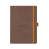 Rhodia Goalbook Dot Grid A5 Hardcover Journal - Chocolate (Ivory Paper)