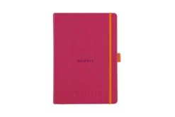 Rhodia Goalbook Dot Grid A5 Hardcover Journal - Raspberry (Ivory Paper)