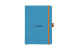 Rhodia Goalbook Dot Grid A5 Hardcover Journal - Turquoise (Ivory Paper)
