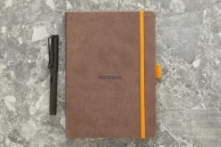 Rhodia Goalbook Dot Grid A5 Hardcover Journal - Chocolate (Ivory Paper) -Office Supplies Shop Rhodia Goalbooks DotGrid A5 Chocolate 1