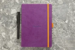 Rhodia Goalbook Dot Grid A5 Hardcover Journal - Purple (Ivory Paper) -Office Supplies Shop Rhodia Goalbooks DotGrid A5 Purple 1