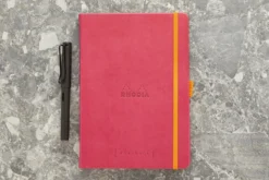 Rhodia Goalbook Dot Grid A5 Hardcover Journal - Raspberry (Ivory Paper) -Office Supplies Shop Rhodia Goalbooks DotGrid A5 Raspberry 1