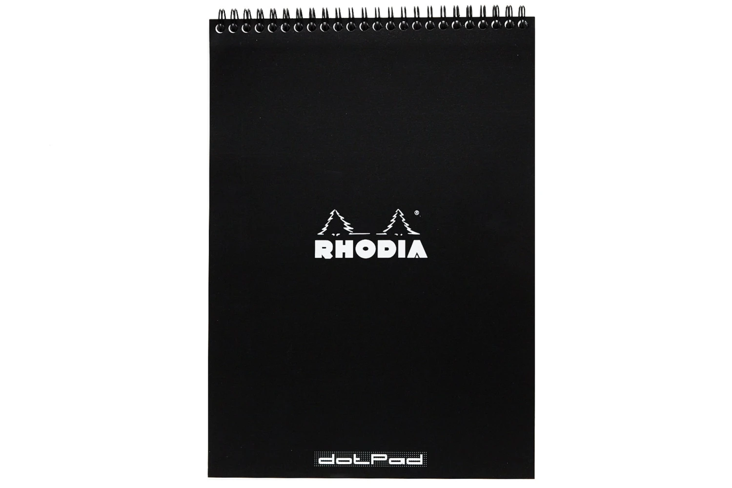 Rhodia No. 18 Top Wirebound A4 Notepad - Black, Dot Grid 1 Rhodia No. 18 Top Wirebound A4 Notepad - Black, Dot Grid