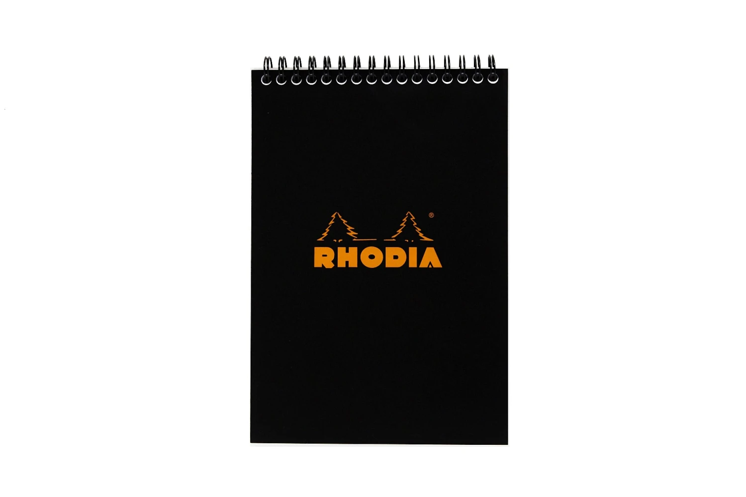 Rhodia No. 16 Top Wirebound A5 Notepad - Black, Lined 1 Rhodia No. 16 Top Wirebound A5 Notepad - Black, Lined