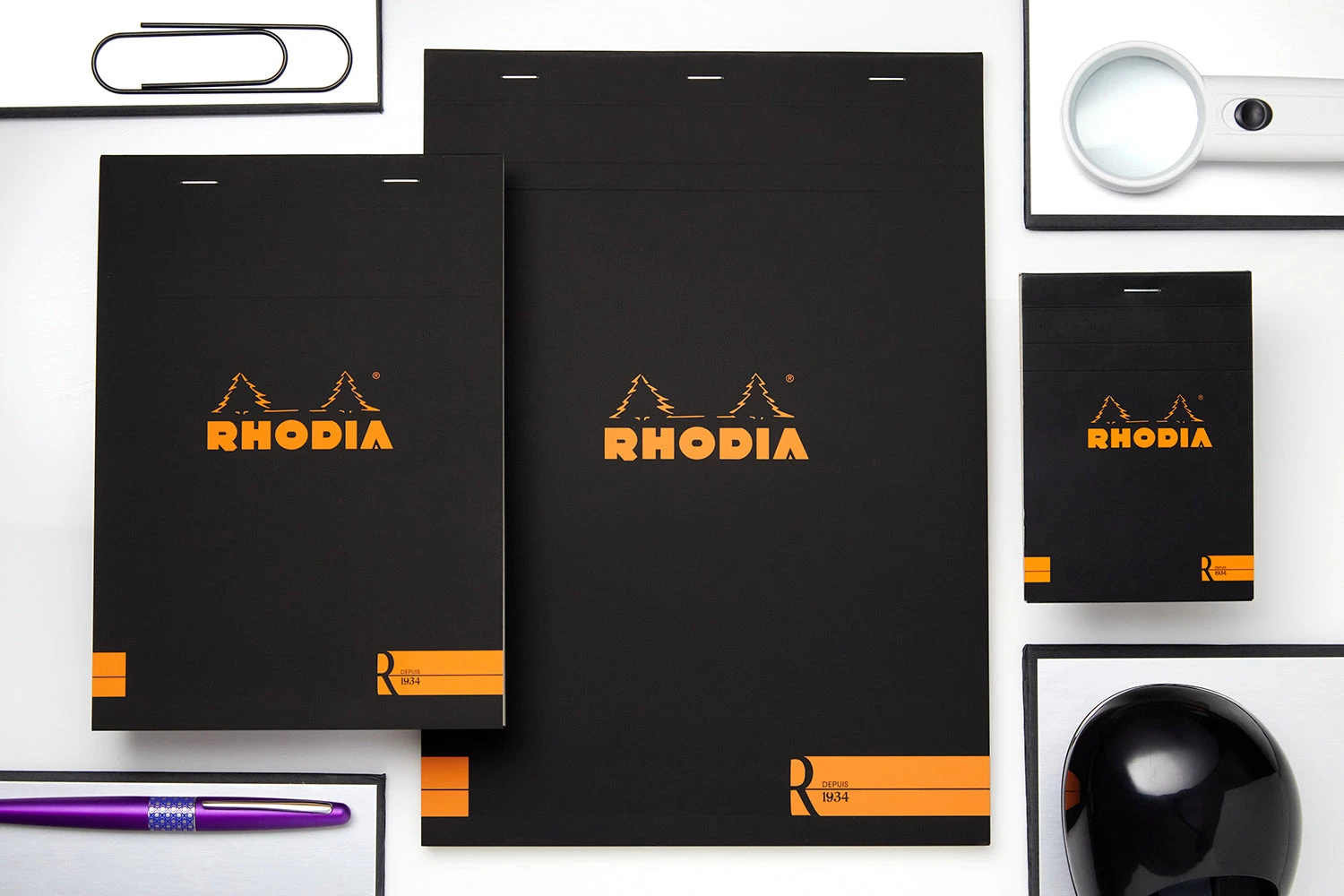 Rhodia No. 16 Premium A5 Notepad - Black, Blank 8 Rhodia No. 16 Premium A5 Notepad - Black, Blank - Image 8